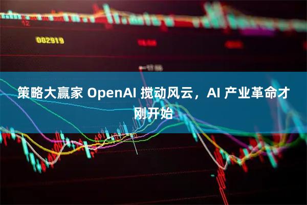 策略大赢家 OpenAI 搅动风云，AI 产业革命才刚开始