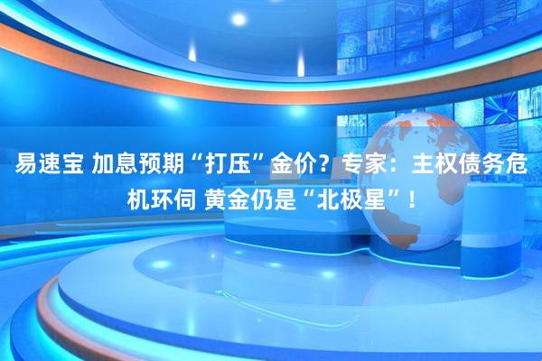 易速宝 加息预期“打压”金价？专家：主权债务危机环伺 黄金仍是“北极星”！